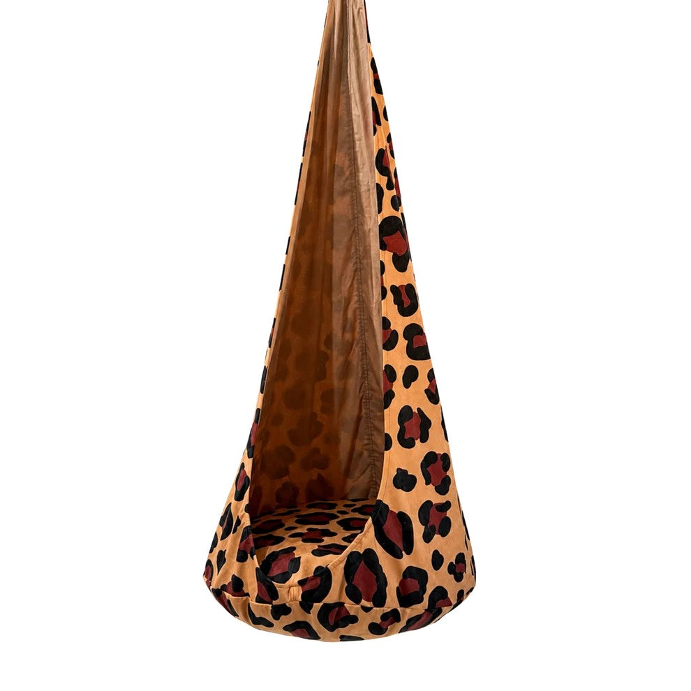 bees&blooms Cocoon Swing for Kids - Leopard XXL