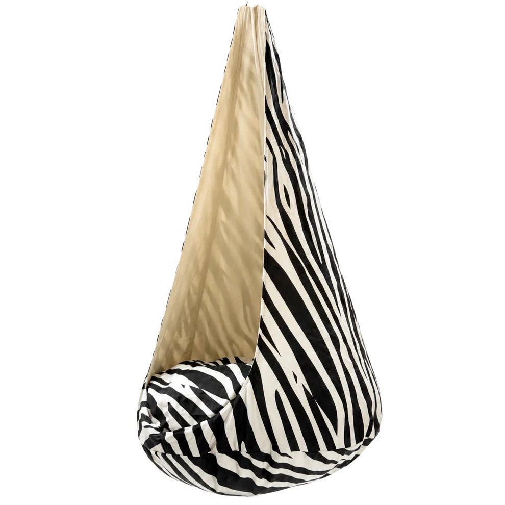 bees&blooms Cocoon Swing for Kids - Zebra XXL, photo 2