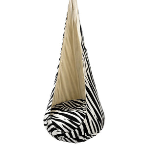 bees&blooms Cocoon Swing for Kids - Zebra XXL