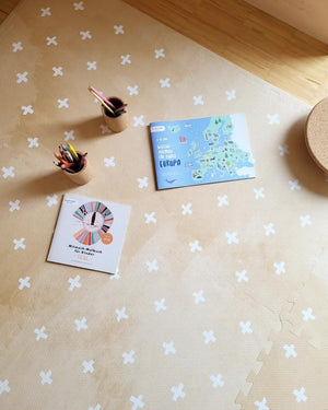 Foam Puzzle Playmat - Cross Sand